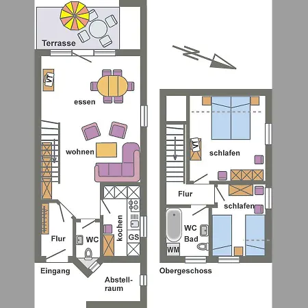 Freesenbruch -reihenhaus 6a * Zingst